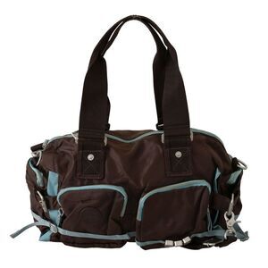 WAYFARER Handbag Brown Nylon Casual Style Women Brown Luggage & Travel